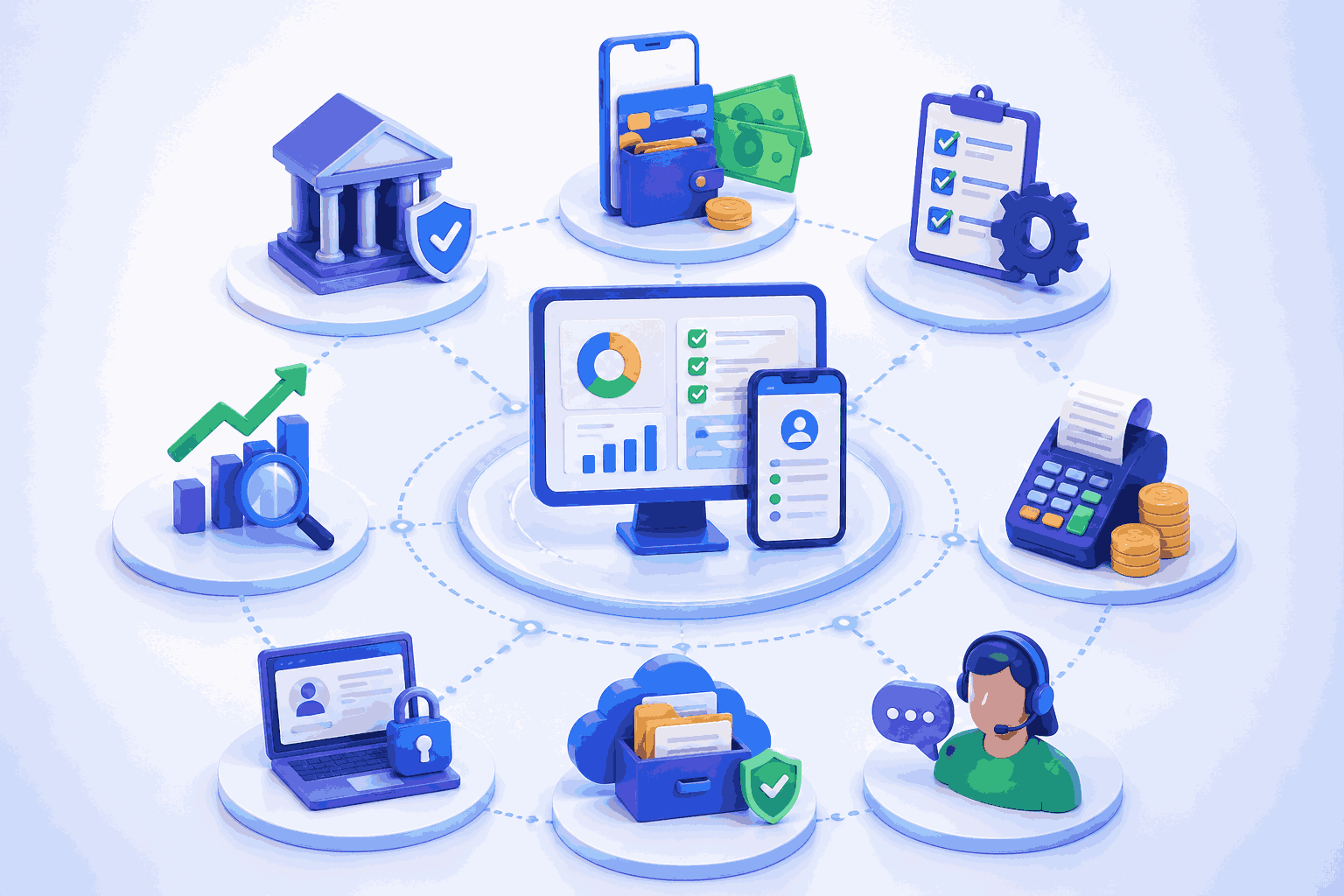 fintech software dashboard