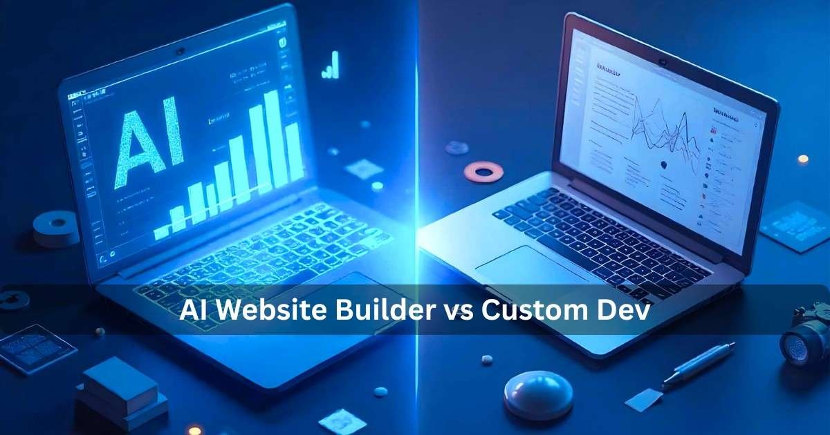 Low-Cost AI Website Builders vs Custom Dev Dehradun: What Works for You