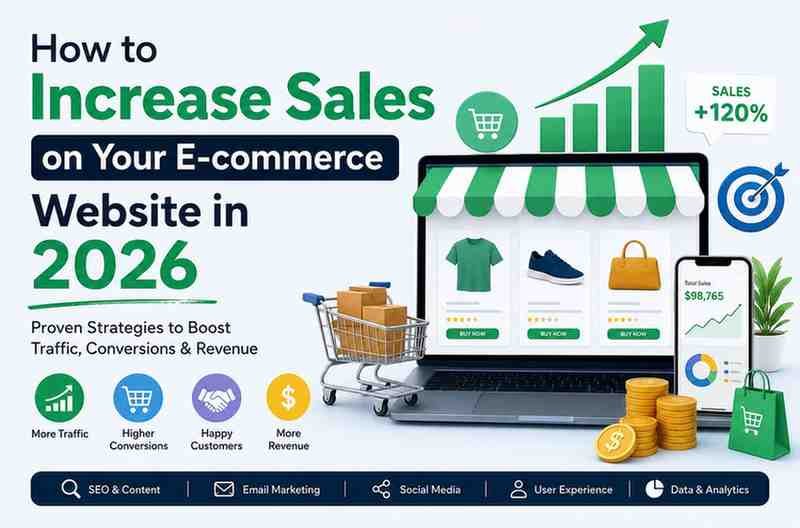 How to Increase Sales on Your E-commerce Website in 2026